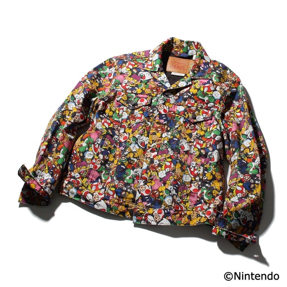 NWT Levi’s x Nintendo Super Mario Collab Denim Jacket - Picture 4 of 7